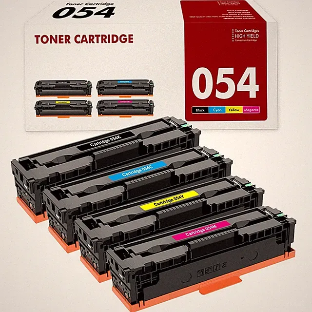 4 Pack For Canon Ink Cartridge 054 Color Image CLASS LBP622Cdw MF644Cdw MF641Cw