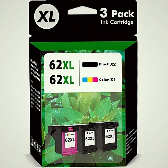62-XL ink cartridges for HP 62 62XL Envy OfficeJet 7645 7640 5644 5540 200 lot