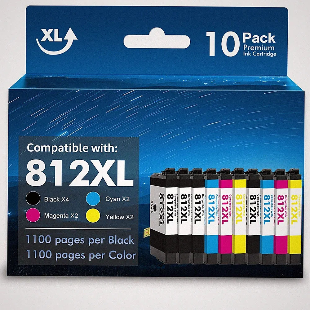 812XL T812XL Ink For Epson 812 XL Workforce Pro WF-7840 WF-7820 WF-7310 EC-C7000