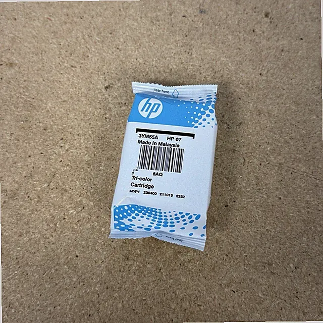 HP 67 Tri-Color Original Toner Cartridges 3YM55A HP67 Sealed