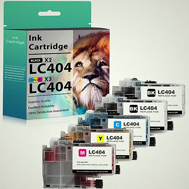 LC404XL LC404 Ink Cartridges for Brother Printer 404XL LC 404 XL for MFC-J1205W
